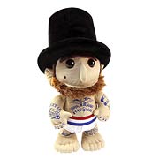 WhimWham Abe Lincoln Underpants Tattoo 8-Inch Plush